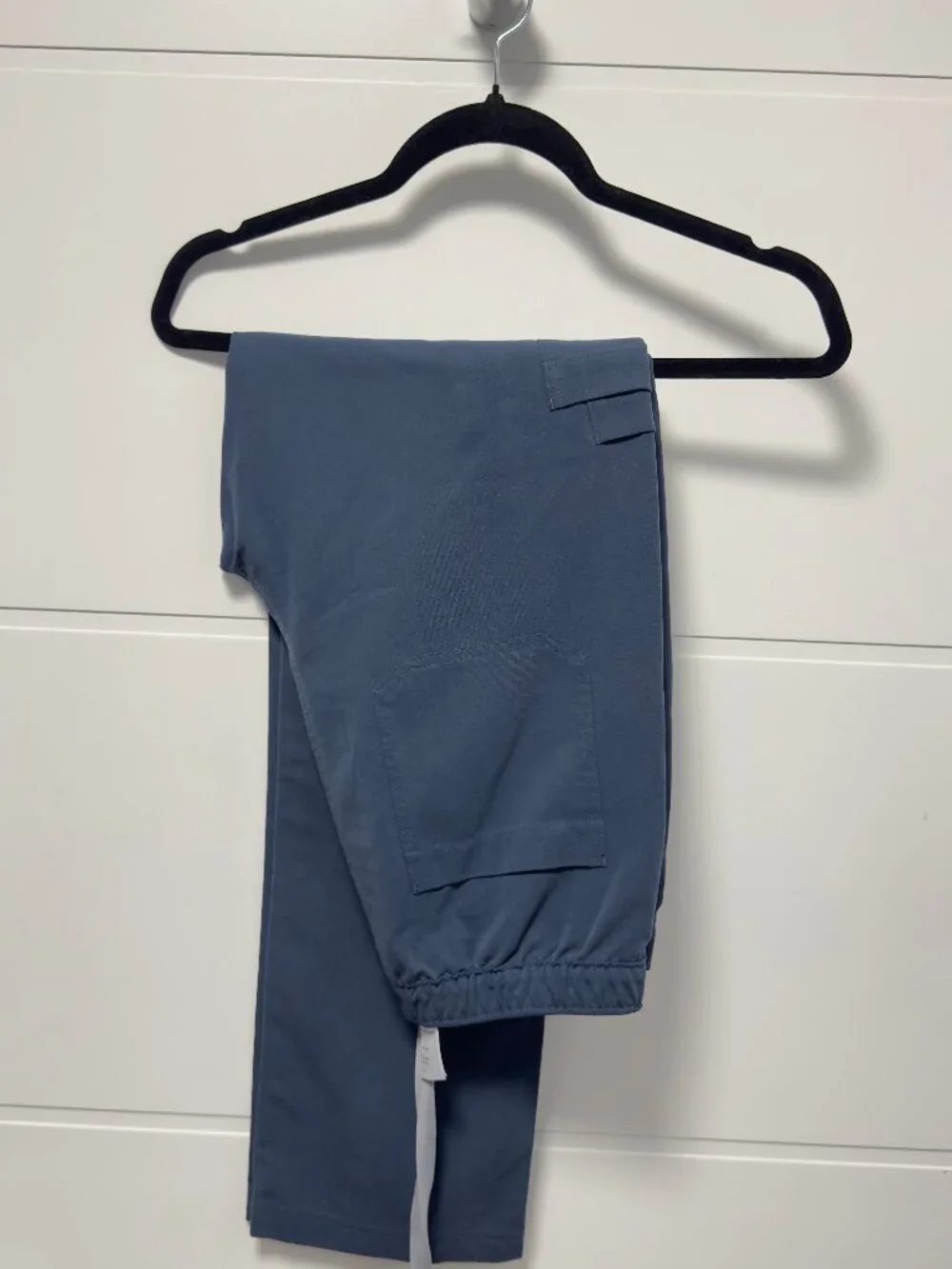 Slate Blue Figs Scrub Set (Top + Pants)